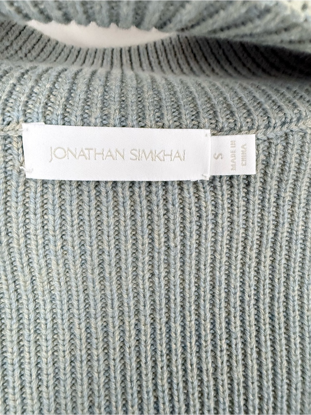 Jonathan Simkhai Wool-Blend Cable-Knit Sweater Sz S - Picture 5 of 7